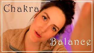 Reiki ASMR Chakra Balancing  Vibration and Chroma Therapy Treatment Binaural Personal Attention [upl. by Loesceke189]