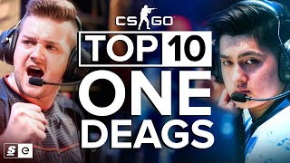 The Top 10 One Deags in CSGO [upl. by Llesram]