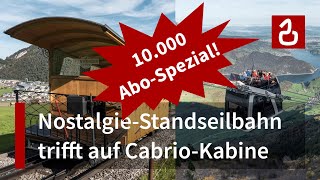 Die StanserhornStory  CabrioSeilbahn amp Nostalgie von 1893 bis heute  Stanserhornbahn  Stans [upl. by Tuckie901]