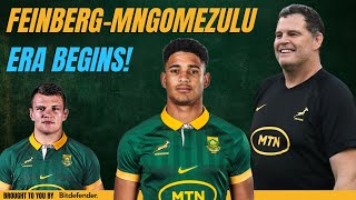 FEINBERGMNGOMEZULU STARTS AT 10 VS WALLABIES  Rassie Erasmus Springbok Team Announcement [upl. by Nesbitt]