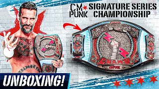 I Bought The Brand New CM Punk 434Day Record Signature Series Championship Title Belt [upl. by Helli]