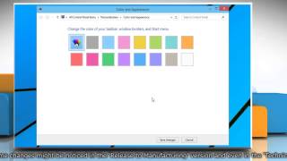 How to change Start Menu background color on Windows® 10 Tutorial [upl. by Ailama]