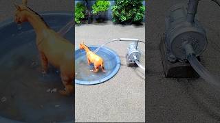 Diy how to make horse water bathed  Mini motor water pump mini tractor project  293 [upl. by Idnyl386]