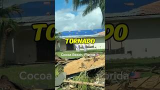 Few houses got hit by a tornado during hurricane Milton shorts tornado hurricane [upl. by Analahs671]