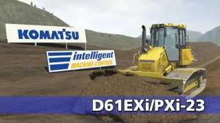 Komatsu  Intelligent Machine Control dozer D61i23 [upl. by Tobi]