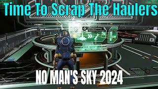 No Mans Sky Playthrough 2024 Part 9 Pulse Spitter And Ship Scrapping [upl. by Nosyla]