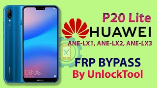 Huawei P20 lite FRP Bypass 1 Click 2022  Huawei Nova 3e Google Account Bypass UnlockTool [upl. by Annahsar]