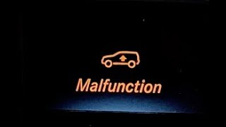 MercedesBenz AirMatic Air Suspension Malfunction Common Problems  Up Arrow  Car Lowered Dropped [upl. by Theadora729]