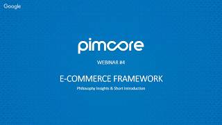 Pimcore 5  ECommerce Framework Intro [upl. by Uriia]