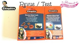 Revue  Test  résine GlassLack  Glass Gel de chez Cléopâtre [upl. by Laina192]