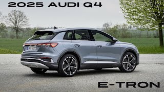 2025 Audi Q4 ETron review  MORE POWER LONGER RANGE AN UPDATED SUSPENSION [upl. by Nerha]