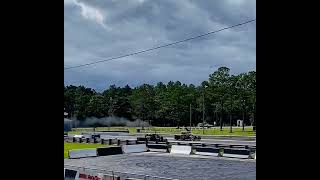 Rat Rod drag race Gulfport dragway cummins vs ford big block [upl. by Arndt]