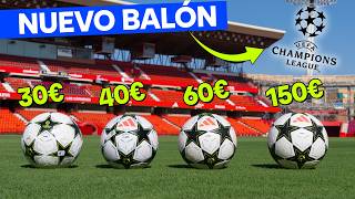 Un BALÓN DE 30€ es MEJOR que uno DE 150€  COMPARATIVA BALONES ADIDAS CHAMPIONS LEAGUE 2425 [upl. by Harrus889]