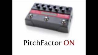 Eventide PitchFactor brief demo the quotsecretquot sounds [upl. by Baerl]