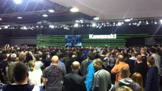 Kawasaki H2R dyno run motorbeurs utrecht [upl. by Ellimac]