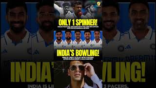 INDIA’s BOWLING AT PERTH Indian team will be going with the lone spin option with Ashwin shortfeed [upl. by Yrac127]