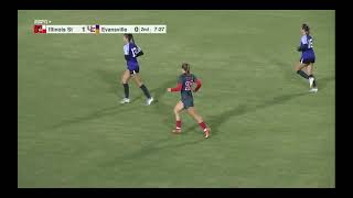 Evansville vs Illinois St W 101724  Foul Decision  AR Involvement  82nd Minute [upl. by Anigger]