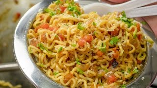 Masala Maggi Recipe in Hindi  Indian Street Style Veg Maggie Noodles hindi me [upl. by Plume730]