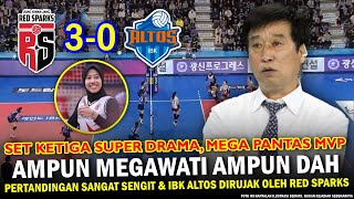 🔴 INDONESIA MENGGEMA DI KOREA ‼️ Set Ketiga JADI BUKTI KUAT ❗ Megawati Saat Red Sparks Vs IBK Altos [upl. by Akira]