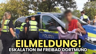 Massenschlägerei im Freibad in Dortmund 😱🔥 TÄTER WIEDER FREI [upl. by Lonnie433]