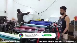 Ecomack 1622 Three Color Machine Install In Varanasi [upl. by Namyl]