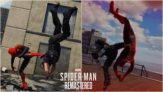 Taskmaster Copies SpiderMans Moves  SpiderMan Remastered 4K 60FPS [upl. by Hege205]