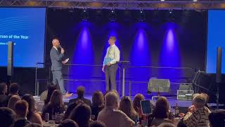 Andrew Goodlad acceptance speech at the Shetland Sports Awards 2024 [upl. by Clancy]