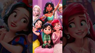 Vanellope Meets The Disney Princesses  WreckIt Ralph 2 shorts [upl. by Levitan]