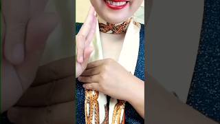 How to make handkerchief set tie for girls shorts youtubeshorts [upl. by Luana]