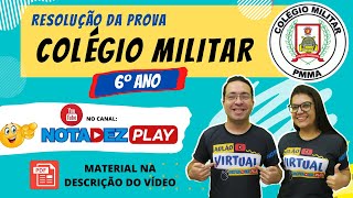 Resolução da Prova do Colégio Militar  6º ano [upl. by Antsirhc]