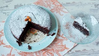 Torta Caprese  Italiaanse glutenvrije chocoladecake [upl. by Kaazi443]