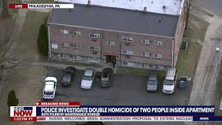 BREAKING Double Homicide Investigation Underway at Philadelphia Apartment Building [upl. by Hnah950]