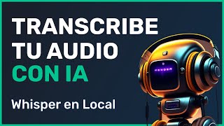 Como transcribir VOZ a TEXTO  gratis  Tutorial completo  Whisper IA [upl. by Ynttirb]