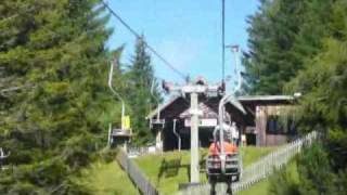 Fahrt mit der Kranzbergbahn in Mittenwald [upl. by Airolg]