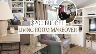 Extreme living room makeover on a budget  Budget friendly decor ideas Mobile home makeover [upl. by Wildermuth728]