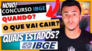 Atenção  Tudo sobre o Concurso IBGE para Efetivos   O que estudar Locais de trabalho e Datas [upl. by Edelson739]