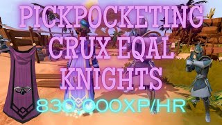 The Best Method to Train Thieving in 2024 Ultimate XP Gains Pickpocketing Crux Eqal Knights [upl. by Linea]