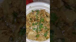 Chicken White karahi 💖😋subscribe food [upl. by Sirc]