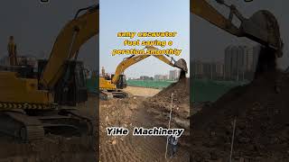 Real shot of sany excavator excavator equipment pment construction reels follow [upl. by Nyleda]