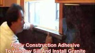 How To Make A Granite Window Sill [upl. by Chet]