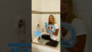 DIY Bidet Hack Affordable Clean with the Rinseroo Tub Hose youtubeshorts toilet [upl. by Nor]