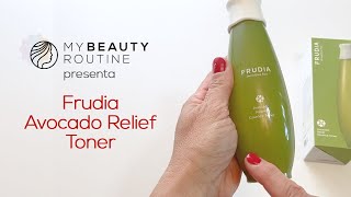 Frudia Avocado Relief Toner 195 ml  My Beauty Routine [upl. by Ygiaf]