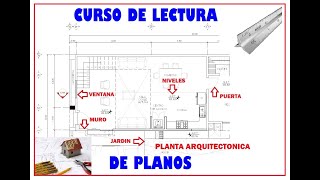 CURSO de Lectura de Planos Arquitectónicos COMPLETO [upl. by Neirbo]