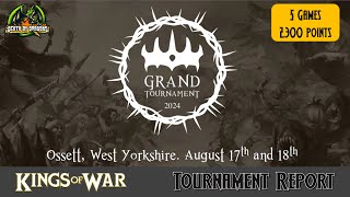 Kings of War Tournament Report  Northern Kings 2024 [upl. by Ardnosal]