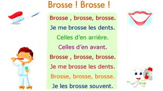 Comptine brosse  Brosse  1ere AEP français [upl. by Odlanier]