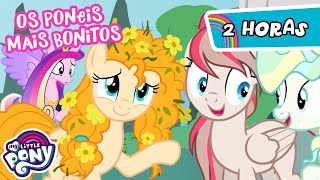 Os pôneis mais bonitos🥺🫶✨  2 Horas  My Little Pony em português 🦄  A Amizade é Mágica [upl. by Carrew]