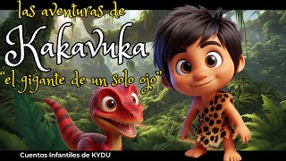 🦖🦕KAKAVUCA y el Gigante de UN SOLO OJO cuentos para Dormir Niños de 4 a 5 Años cuentos infantiles [upl. by Onoitna]