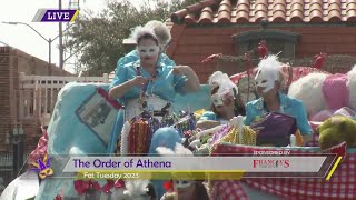 Mobile Mardi Gras 2023 Order of Athena Parade [upl. by Berkin]