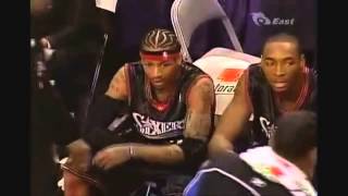 Allen Iverson 42 pts 7 ast vs Raptors 0506 Season [upl. by Notnert]