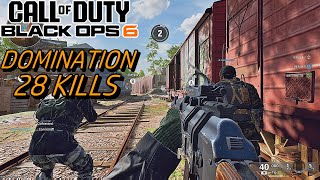 Call Of Duty Black Ops 6 Beta Domination 28 Kills Multiplayer Gameplay NO COMMENTARY [upl. by Katuscha794]